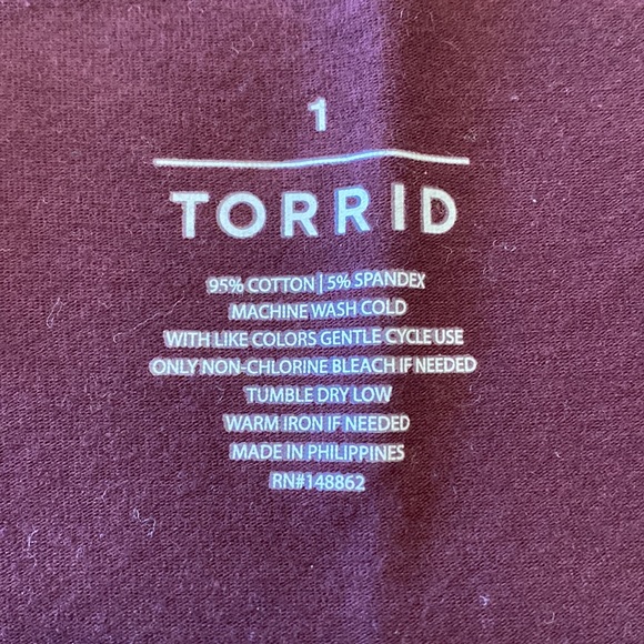 Torrid Maroon Cami - Picture 5 of 5